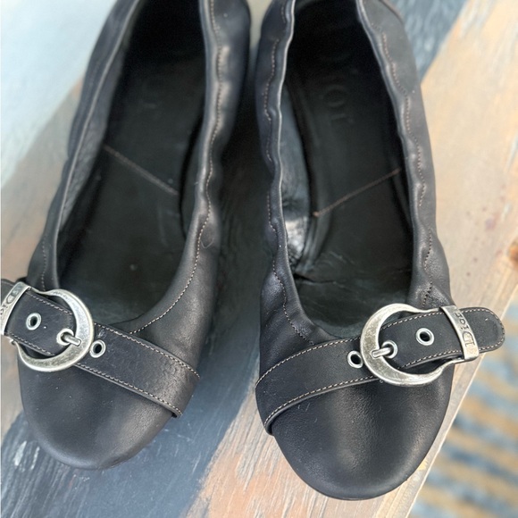 Christian Dior Black Leather Gaucho ballet flats (39.5 us 9) - Picture 1 of 5